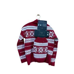 NWT Nicole Miller Matching Ladies And Dog Sweater Set Women XS/Dog Small